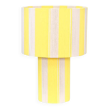 Grande lampe à poser l'Eléange jaune crème