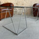 Table basse verre et acier