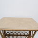 Side table in rattan