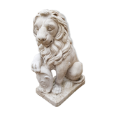 Reconstructed stone lion