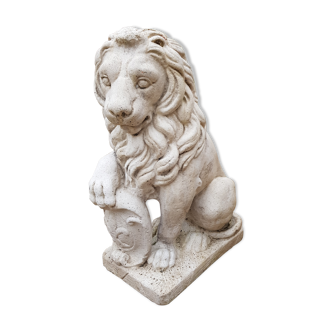 Reconstructed stone lion