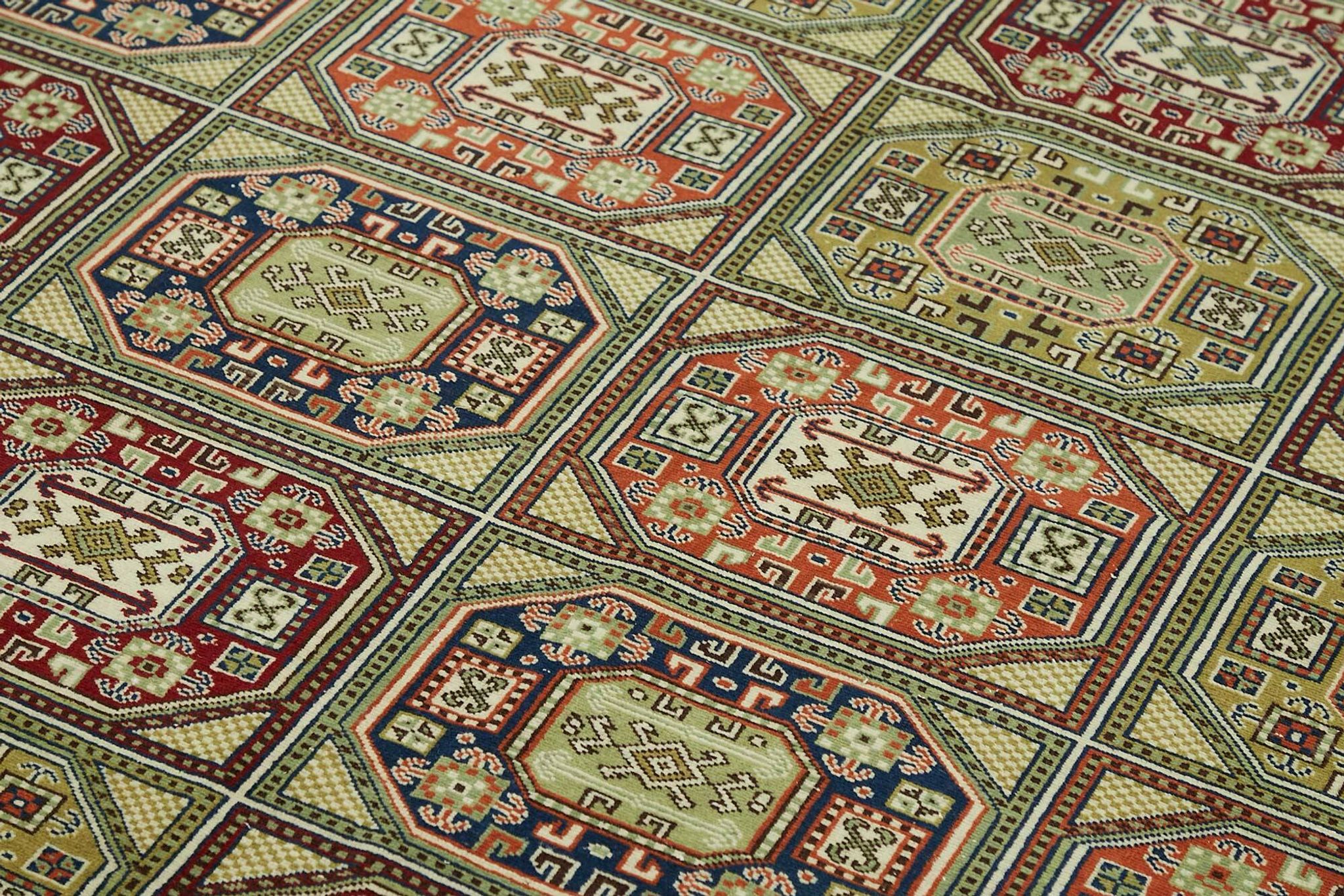 Tapis vintage en laine turque Kayseri 198 cm x 282 cm