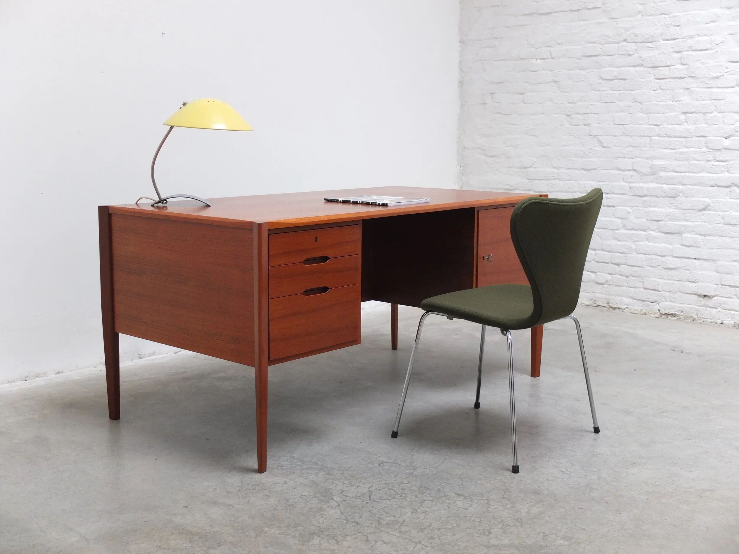 Freestanding desk with Bookshelf by Wilhelm Renz, 1960s