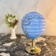 Small Art Deco lamp in marbled opaline.