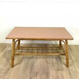 Rattan coffee table