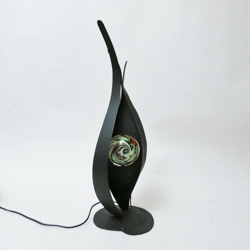 Lamp sculpture brutaliste circa 1960