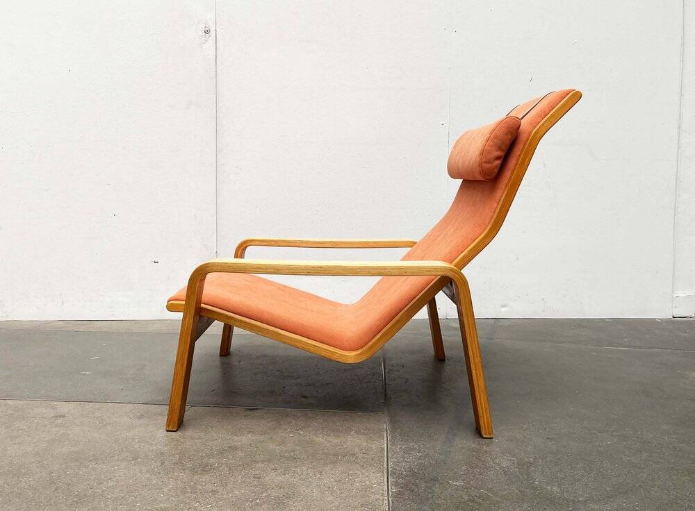 Mid-century modern Pulkka lounge chair by Ilmari Lappalainen for Asko, 1960s.