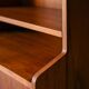 Scandinavian teak bookcase with hinged doors