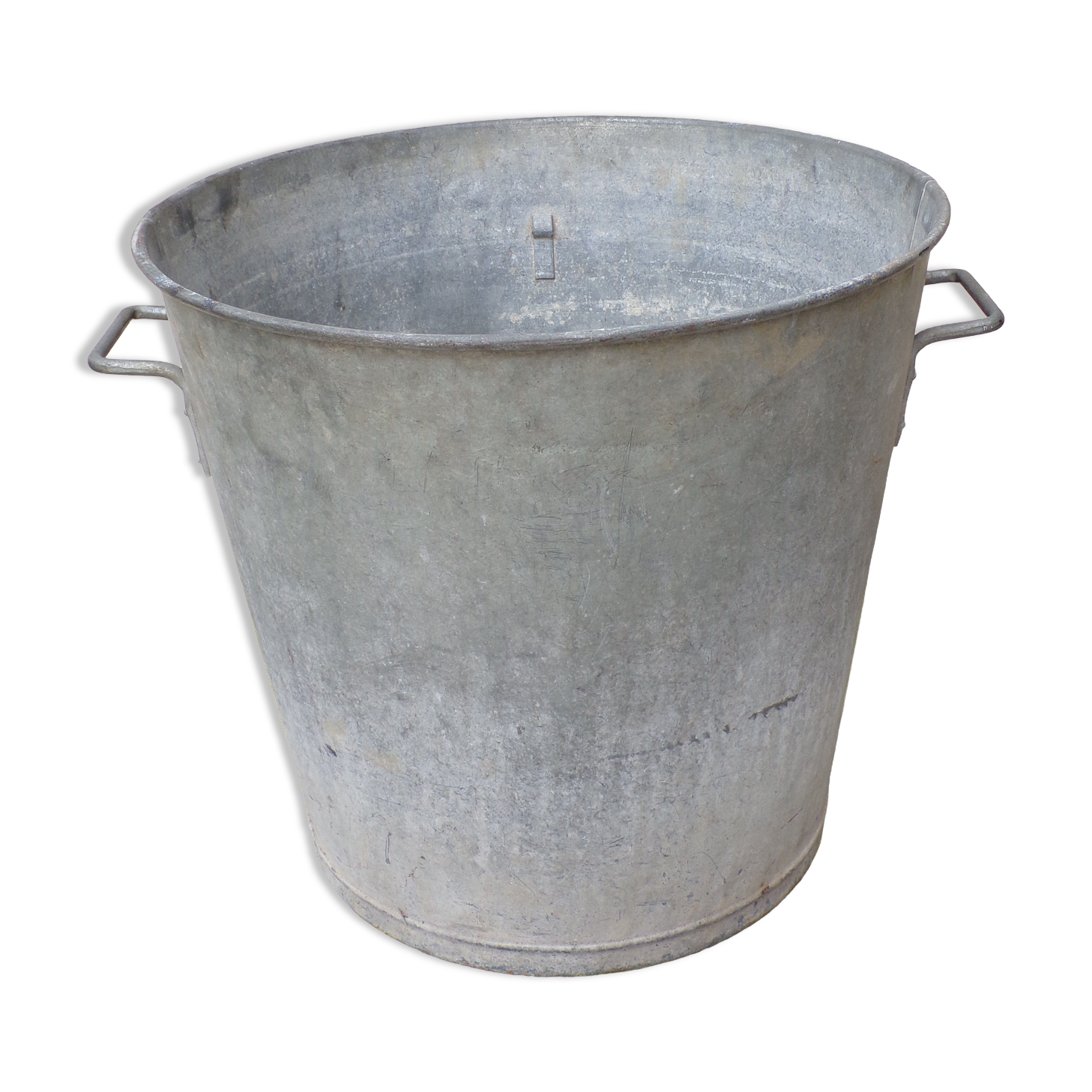 Ancienne lessiveuse en zinc Ø47cm