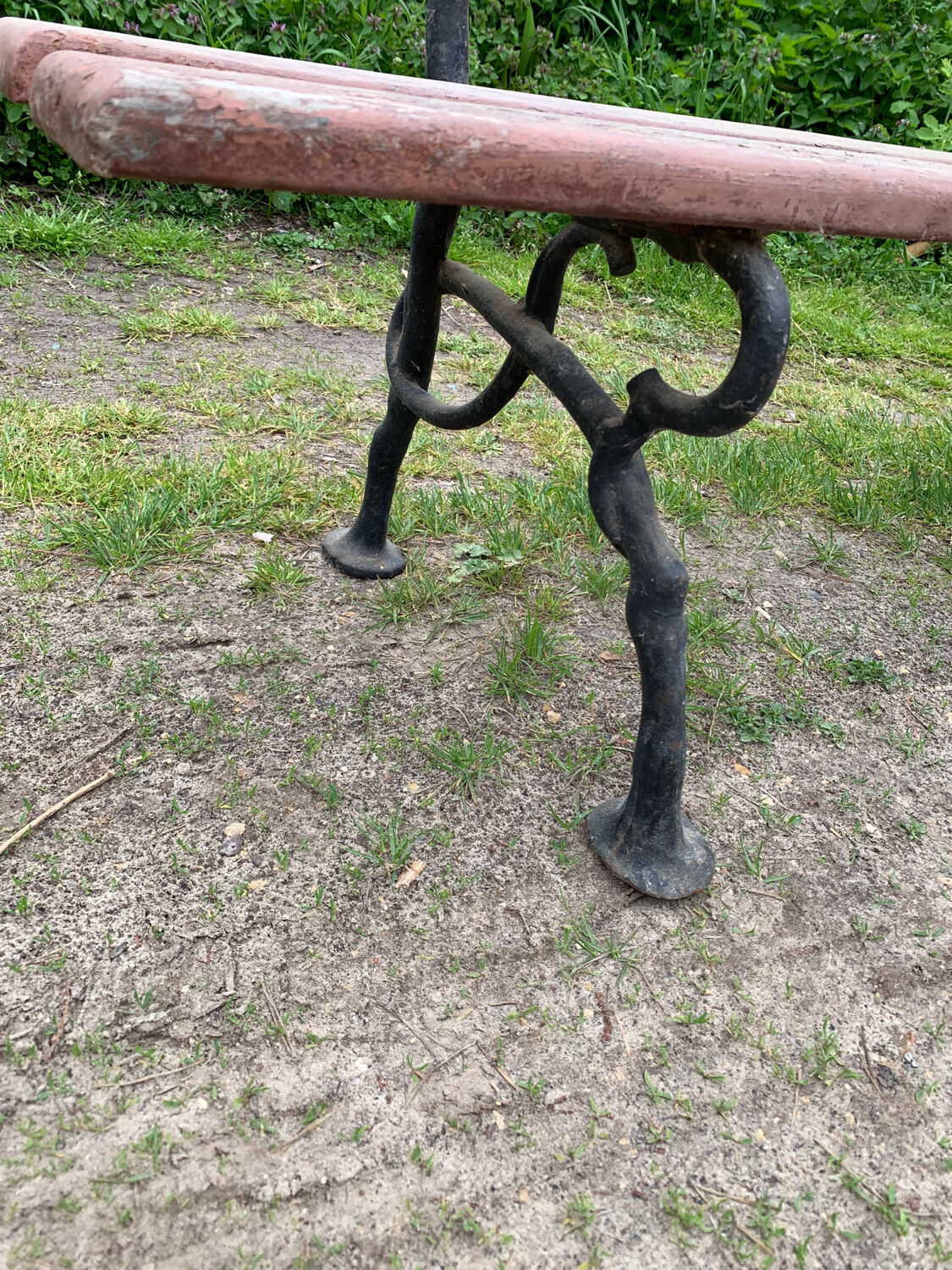 Banc de jardin fin 19ème