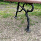 Banc de jardin fin 19ème