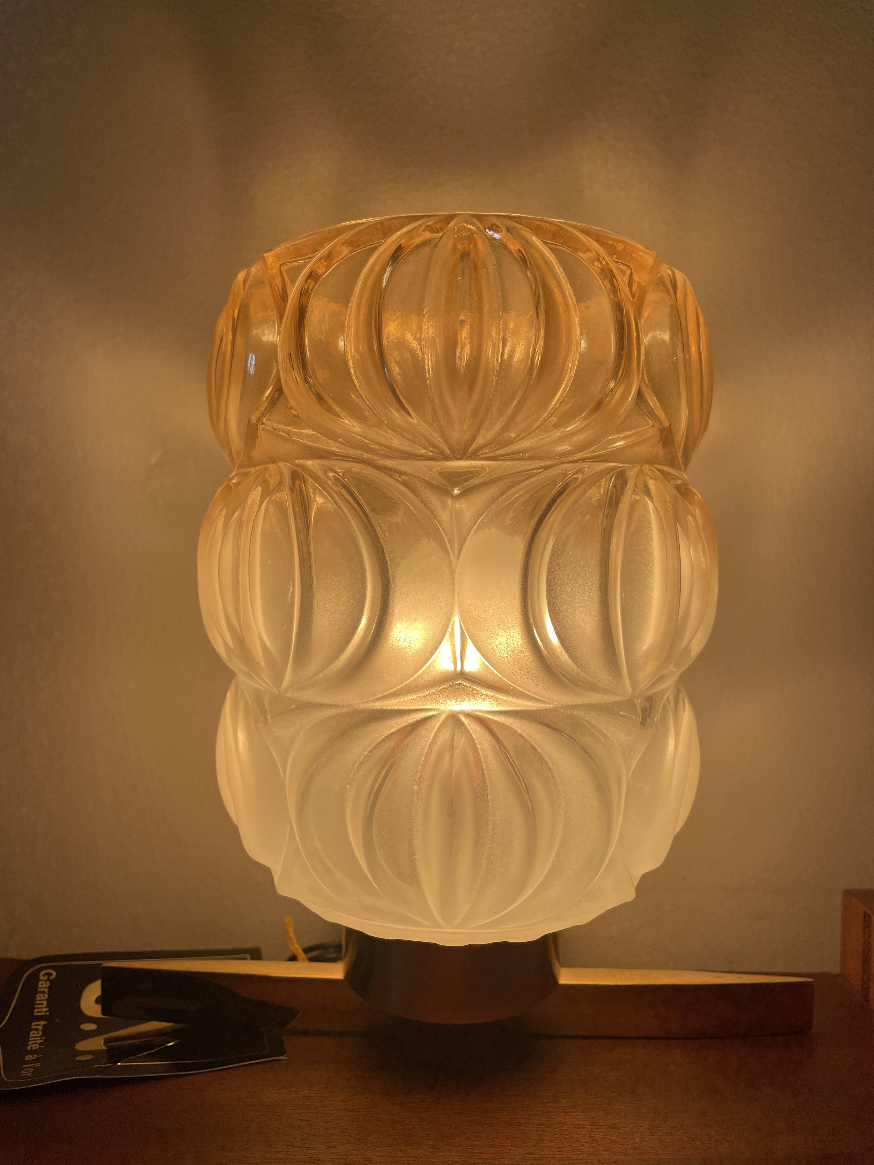 Pair of 1950 gold-plated wall lights