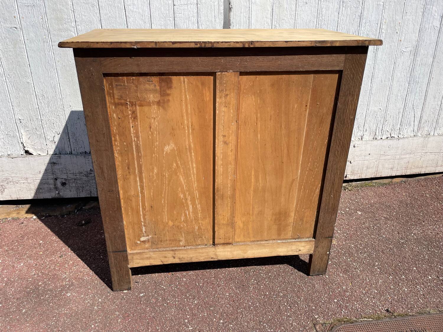 Parisian sideboard in black raw wood