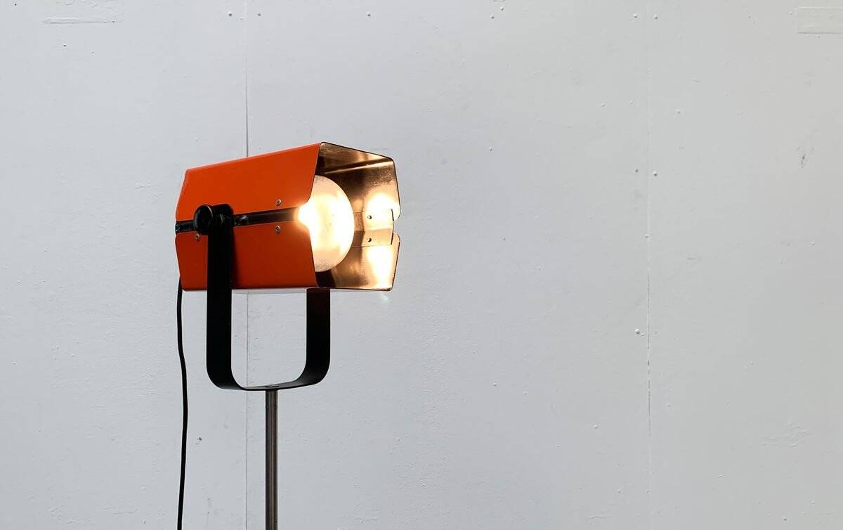 Vintage Swedish Space Age floor lamp by Alda.