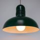 Green Vintage Industrial Metal Green Lamp produced by Sijaj Hrastnik