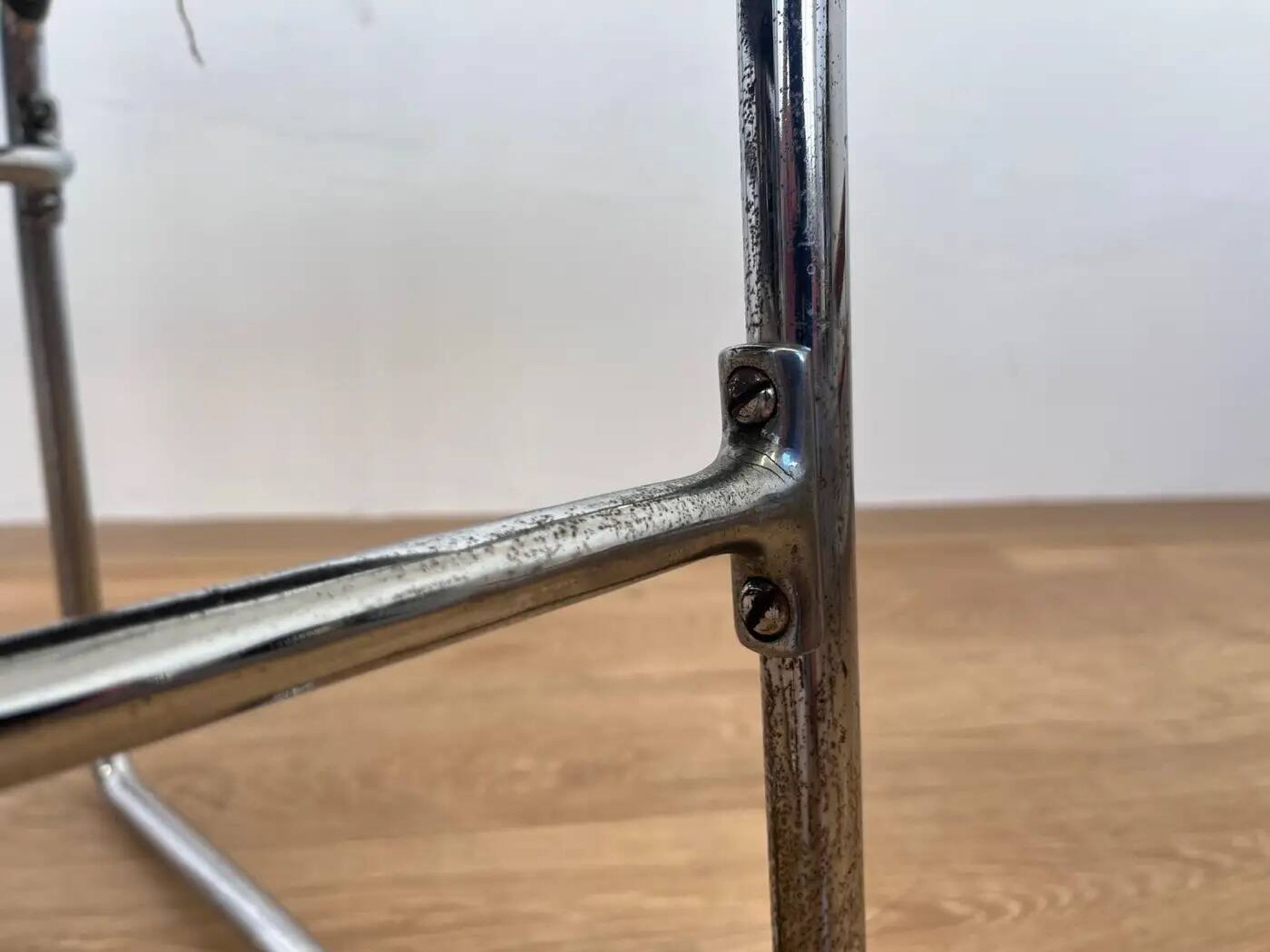 Tubular steel chrome Bauhaus chair by Hynek Gottwald - 1930 (Eisengarn)