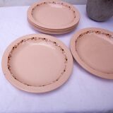 6 Betty Longwy soup plates