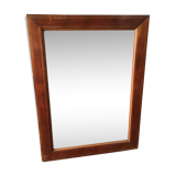 Miroir ancien en merisier 73x55cm