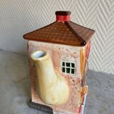 Ceramic teapot house shape bakery cafe bistro