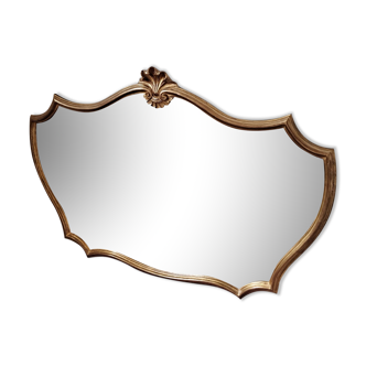 Miroir style Louis XV de 1,38 m de long x 0,92 m de haut