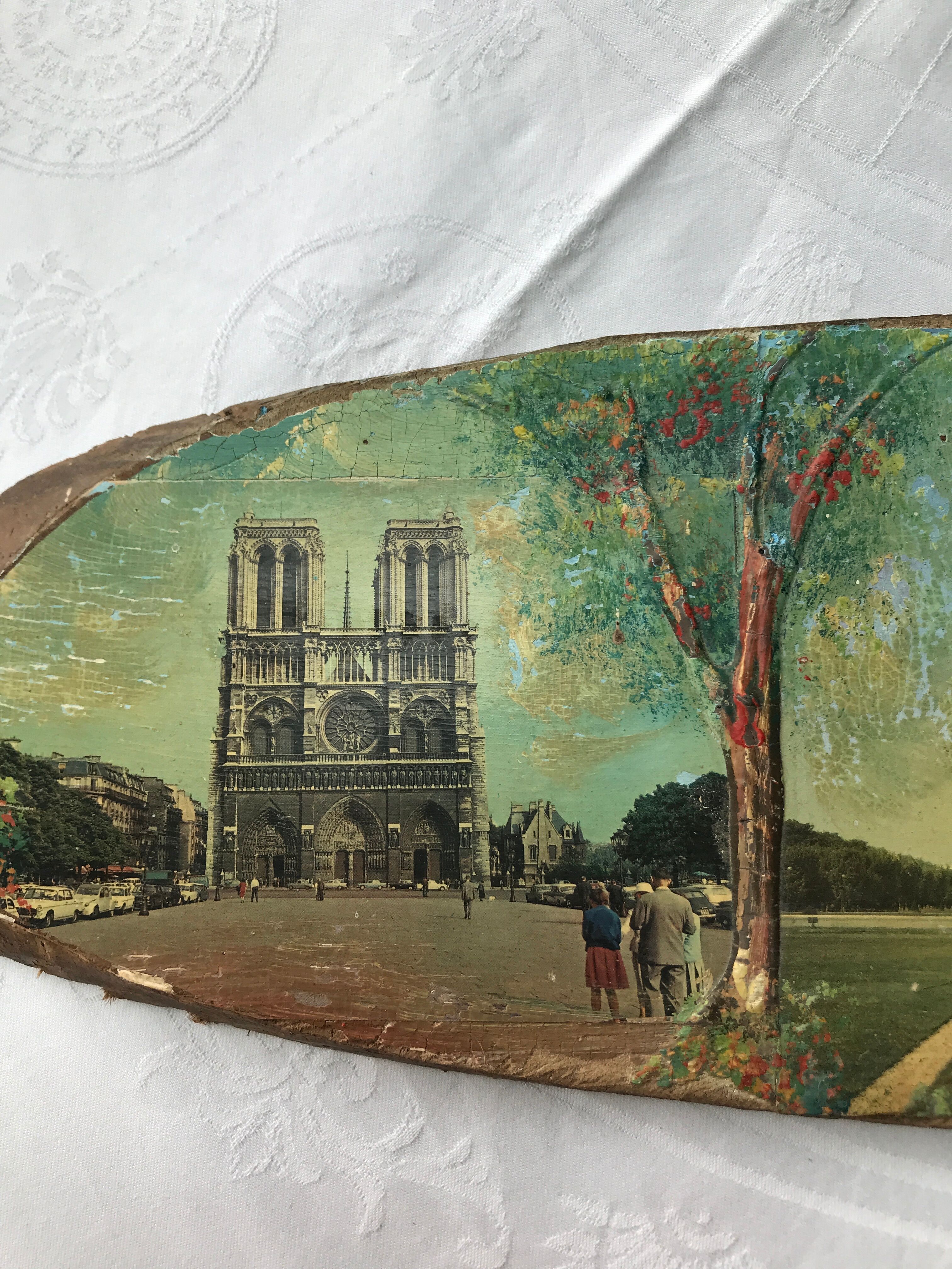 Memories paris vintage wood plank paint