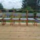 Ensemble de 6 chaises traineau, années 70