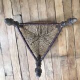 Old Provençal-style mulched tripod stool