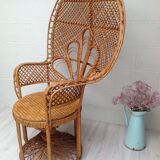 Fauteuil Emmanuelle rotin