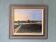 1992 Vintage Modernist Swedish "Sunset Fields" Rural Landscape Oil Painting, Framed