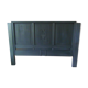 Tête de lit de 160 art déco gris ardoise