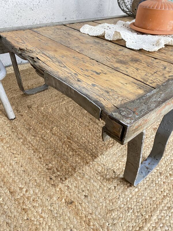 Table basse - ancienne palette SNCF