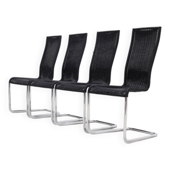Set of 4 B20 Dining Chairs by Axel Bruchhäuser for Tecta 1980s