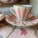 Set of 2 vintage Digoin coffee cups