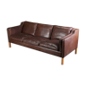 Scandinavian style leather sofa
