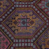 Hallway Kilim Runner Rug Vintage Handmade Cottage Decor Kitchen Rug 2'11" x 9'5"