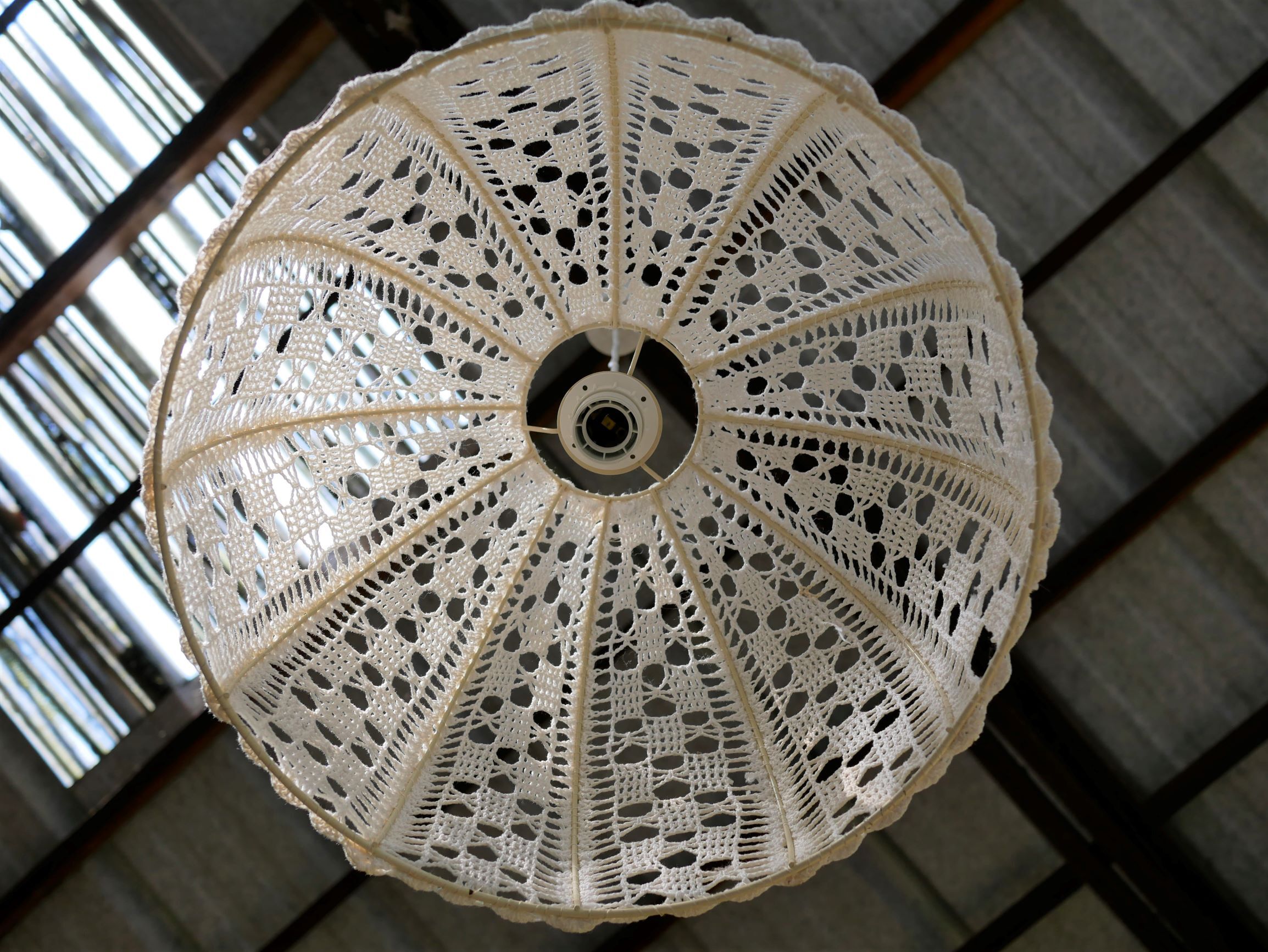 Suspension vintage en coton