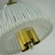 limburg mid century PENDANT LIGHT model P 239 a 4168 glass and brass 1960s