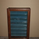 Wall display case solid oak dovetail dovetail trinkets cabinetmaker old artisan