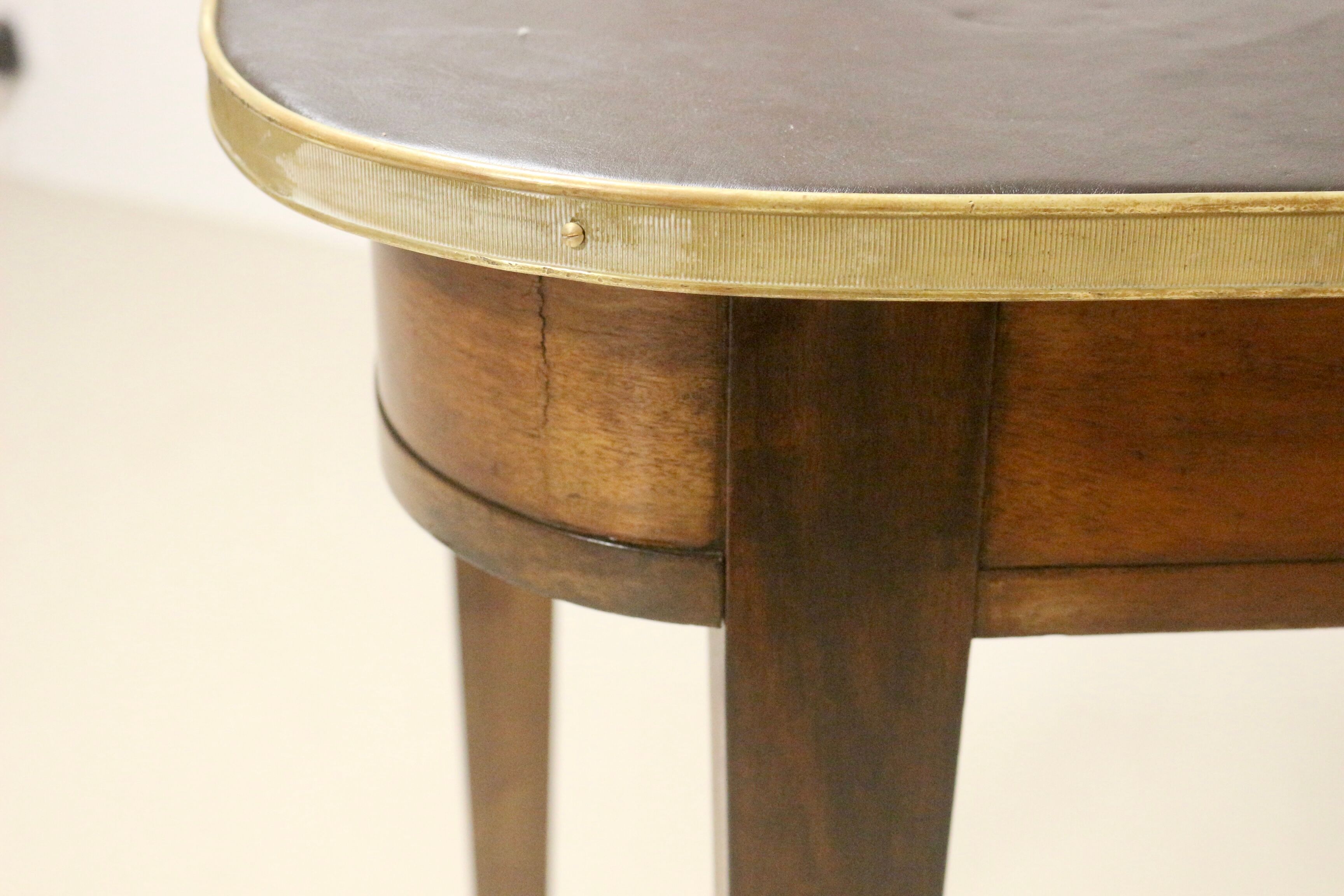 Console or half-moon desk with drawer