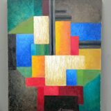 Oil painting on canvas signed Angelina Lavernia