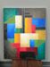 Oil painting on canvas signed Angelina Lavernia