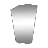 Large beveled mirror 73x55cm vintage 1940