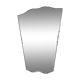 Large beveled mirror 73x55cm vintage 1940