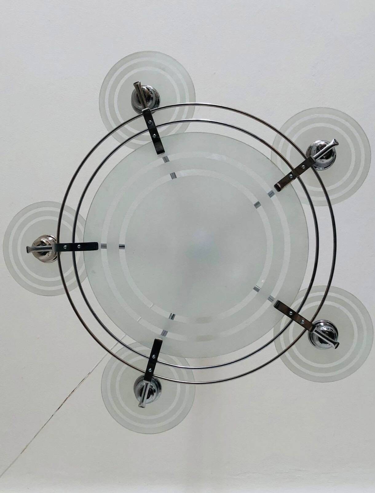 Art Deco ceiling lamp from France. 40's.