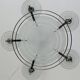 Art Deco ceiling lamp from France. 40's.