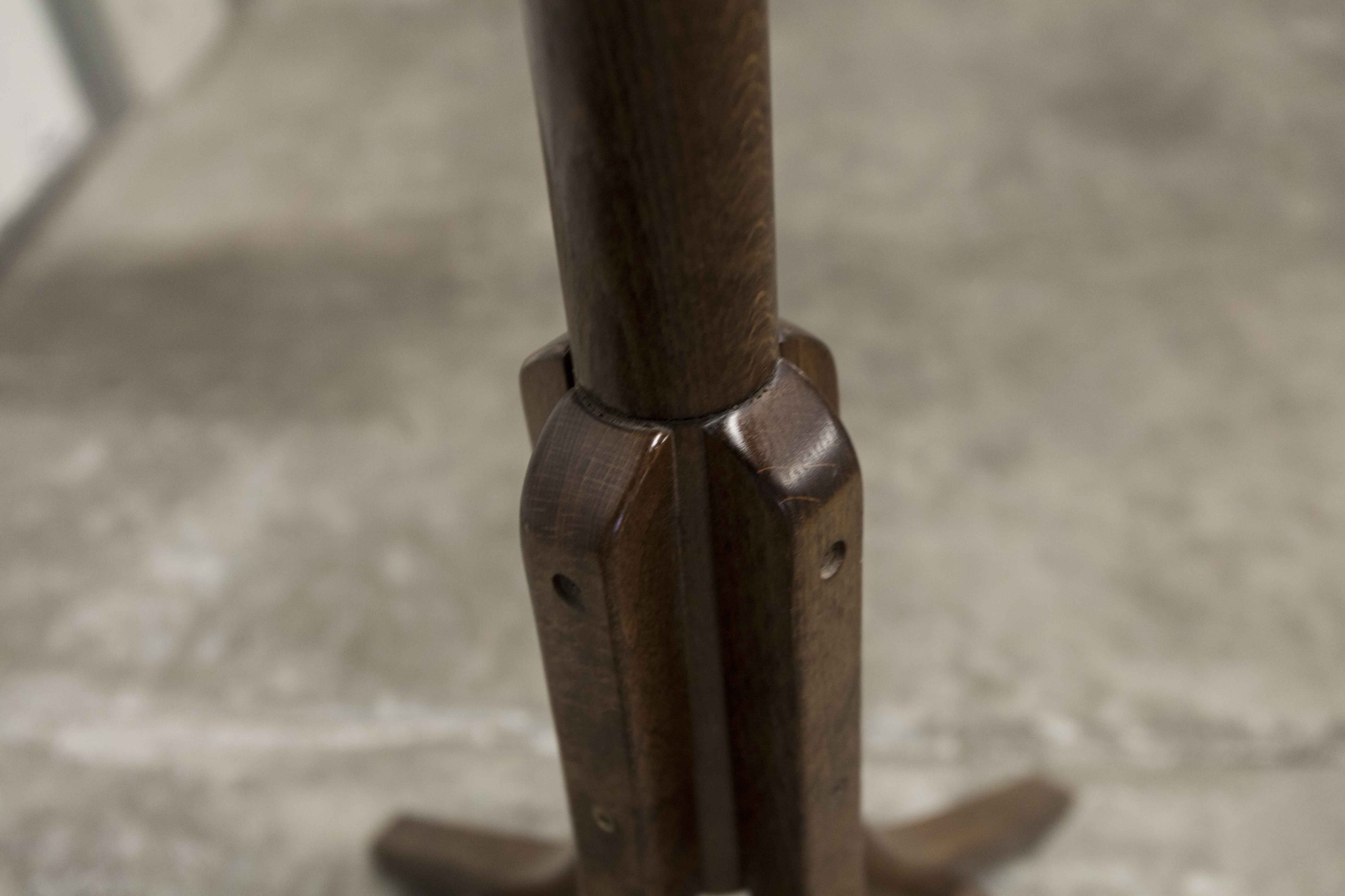 Coat rack Baumann 1960 dark brown