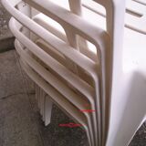 Suite of 6 Mambo armchairs by Paulin for Stamp