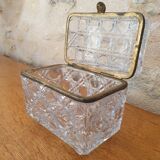 Nineteenth century cut crystal box box