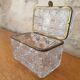 Coffret boîte cristal taillé XIXe