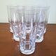 6 verres en cristal